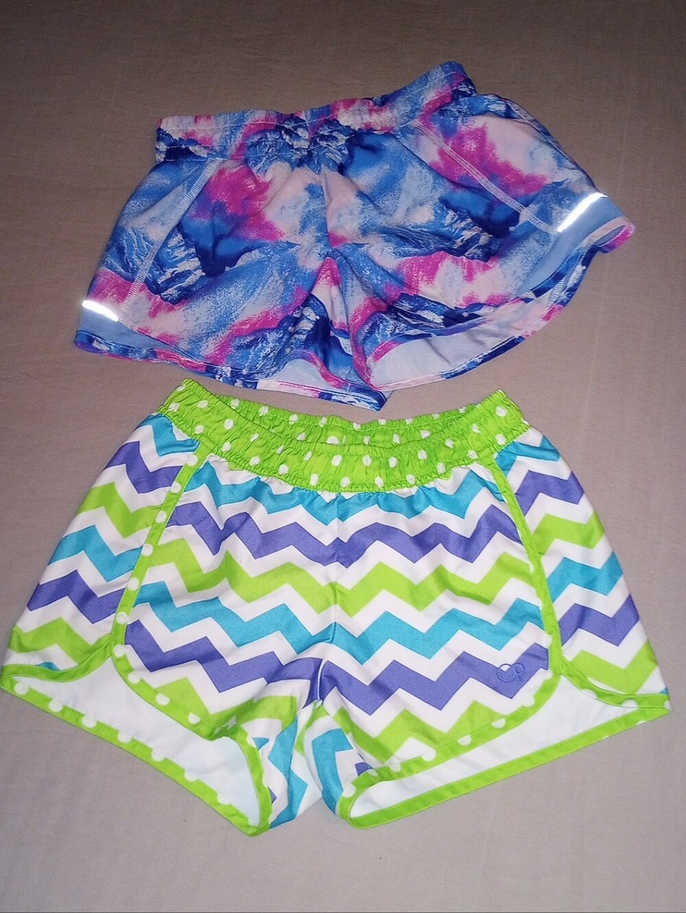Girls Multi Color Athletic Works & OP Shorts Size L/G (10-12)